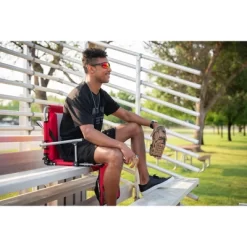 Stansport Folding Stadium Seat With Arms Red/Tan -Outdoor Comfort Deals Store GUEST ba25ed7c 6aeb 42d3 9df7 6db903be138c