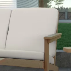 Emma And Oliver All-Weather Polyresin Adirondack Loveseat With Deep Seat And Comfortable Back & Seat Cushions -Outdoor Comfort Deals Store GUEST bb1f069c 9b7b 43b0 95ff 4b4649ac3f3f