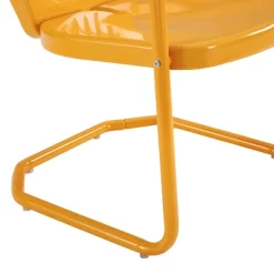 Griffith Metal Chair Tangerine - Crosley -Outdoor Comfort Deals Store GUEST bc098481 2fbb 4b78 be74 d299db294f29