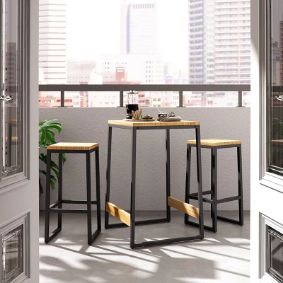 Berlin 3pc Patio Bistro Set - Merry Products 3 Berlin 3pc Patio Bistro Set - Merry Products - Image 3