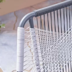 Milan 2pk Steel Club Chairs - Gray/White - Christopher Knight Home -Outdoor Comfort Deals Store GUEST bd03c387 75c3 469c b869 074769a0780f