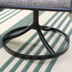 5pc Patio Set With Square Table & Steel 360 Swivel Sling Arm Chairs - Captiva Designs -Outdoor Comfort Deals Store GUEST bda52676 2b9e 4f32 842d b685a909acd6