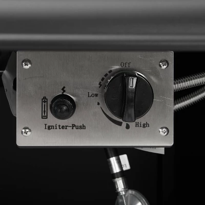 Kaplan 5pc Outdoor Conversation Set With Dante Fire Table & 4 Arm Chairs - Oatmeal - Crosley 12 Kaplan 5pc Outdoor Conversation Set With Dante Fire Table & 4 Arm Chairs - Oatmeal - Crosley - Image 12