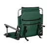 Stansport Folding Stadium Seat With Arms Green/Tan