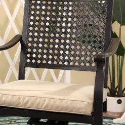 7pc Outdoor Dining Set With Swivel Chairs With Cushions & Faux Wood Table With Umbrella Hole - Captiva Designs 30 7pc Outdoor Dining Set With Swivel Chairs With Cushions & Faux Wood Table With Umbrella Hole - Captiva Designs -Outdoor Comfort Deals Store GUEST be579d99 cecd 42f1 9a55 d976c4c70688