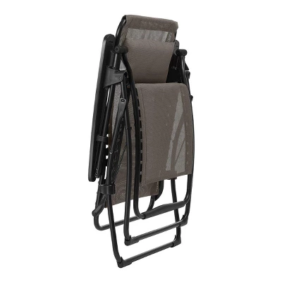 Lafuma Futura Batyline Series Relaxation Lawn Chair Recliner, Graphite (2 Pack) 2 Lafuma Futura Batyline Series Relaxation Lawn Chair Recliner, Graphite (2 Pack) - Image 2
