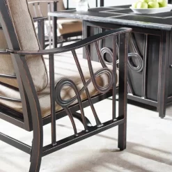 5pc Set With 42" Square Outdoor Aluminum Fire Table & Four Chairs - Oakland Living 27 5pc Set With 42" Square Outdoor Aluminum Fire Table & Four Chairs - Oakland Living -Outdoor Comfort Deals Store GUEST c0b49fa3 2998 411a a98d edfc235a9198