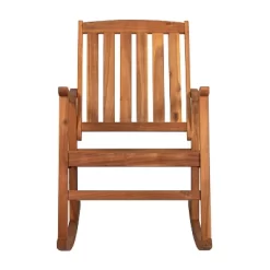 Perry Classic Slat-Back Acacia Wood Patio Outdoor Rocking Chair - JONATHAN Y -Outdoor Comfort Deals Store GUEST c41220cf 4669 41c6 90c4 e93e96eb9e0b