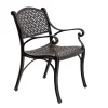 Kinger Home 2-Piece Outdoor Patio Chairs Set For 2, Cast Aluminum Patio Furniture Chairs With Cushions