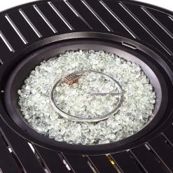 Oakland Living 5pc Deep Seating Aluminum Outdoor Patio Fire Pit Dining Set With Stripe Pattern Fire Table Copper/Gray -Outdoor Comfort Deals Store GUEST c6d6c1d8 7dd2 450e bb8c 292b17885a5b 1