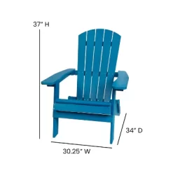 Merrick Lane Set Of Two Folding Adirondack Patio Chairs With Matching Outdoor Side Table -Outdoor Comfort Deals Store GUEST c7262ad1 dc7c 44c0 bffb 4762cbf9ac1a