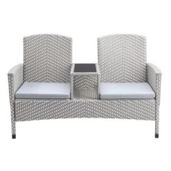 2pc Maksville Aluminum Patio Loveseat & Storage Bench - MiBasics 33 2pc Maksville Aluminum Patio Loveseat & Storage Bench - MiBasics -Outdoor Comfort Deals Store GUEST c78b4914 8335 49b9 9b4a 46f0260c0d11
