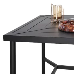 5pc Outdoor Bar Set With Cushions & Square Metal Table With Umbrella Hole - Captiva Designs -Outdoor Comfort Deals Store GUEST c8614757 7e53 4197 bf14 791ca67dca4a