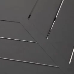 7pc Outdoor Dining Set With 6 Chairs With Seat & Back Cushions & Metal Rectangle Table With Umbrella Hole - Captiva Designs -Outdoor Comfort Deals Store GUEST cb411e9e b057 436a 9859 da1c5cd6b497