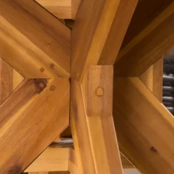 Natividad 5pc Acacia & Wicker Dining Set - Teak/Brown - Christopher Knight Home -Outdoor Comfort Deals Store GUEST cb75ee20 af9d 4c8a acf9 78f3b9267998