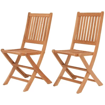 Prague 7pc Patio Teak Wood Dining Set - International Home Miami 3 Prague 7pc Patio Teak Wood Dining Set - International Home Miami - Image 3