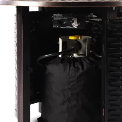 5pc Outdoor Dining Set With 34" Aluminum Round Basket Weave Design Fire Table, Deep Seating Swivel Rocking Chairs & Covers - Oakland Living 22 5pc Outdoor Dining Set With 34" Aluminum Round Basket Weave Design Fire Table, Deep Seating Swivel Rocking Chairs & Covers - Oakland Living -Outdoor Comfort Deals Store GUEST d2c76d40 0a26 45dc af6f 0cbe80cc927b 1