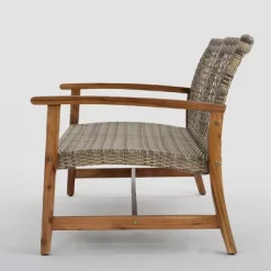 Hampton Wicker Loveseat - Natural/Gray - Christopher Knight Home -Outdoor Comfort Deals Store GUEST d4a90277 9791 403f a21d 1e683a1685a0