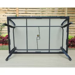 7pc Outdoor Dining Set With Swivel Chairs With Cushions & Faux Wood Table With Umbrella Hole - Captiva Designs 24 7pc Outdoor Dining Set With Swivel Chairs With Cushions & Faux Wood Table With Umbrella Hole - Captiva Designs -Outdoor Comfort Deals Store GUEST d605c3a1 f33c 4bd4 baf1 fcac8a534219