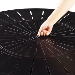 5pc Outdoor Set With 44" Round Aluminum Fire Table Set With 4 Swivel Rocking Chairs & Wind Blocker Lid - Oakland Living 19 5pc Outdoor Set With 44" Round Aluminum Fire Table Set With 4 Swivel Rocking Chairs & Wind Blocker Lid - Oakland Living -Outdoor Comfort Deals Store GUEST d6591841 a040 4af9 ae03 efa15521fc72