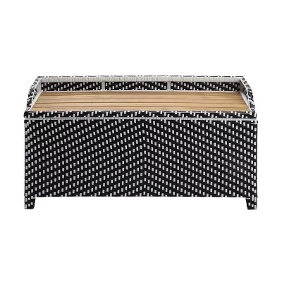 2pc Maksville Aluminum Patio Loveseat & Storage Bench - MiBasics 10 2pc Maksville Aluminum Patio Loveseat & Storage Bench - MiBasics - Image 10