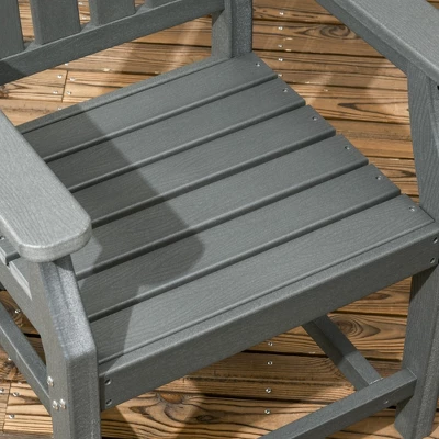 Outsunny Outdoor Dining Set, Patio Table And Chairs Set Of 6, Conversation Furniture With Armrests, Loveseat Bench, Umbrella Hole, Cushions 4 Outsunny Outdoor Dining Set, Patio Table And Chairs Set Of 6, Conversation Furniture With Armrests, Loveseat Bench, Umbrella Hole, Cushions - Image 4