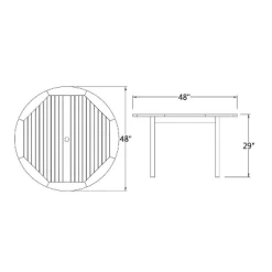 Mosko 5pc Solid Teak Outdoor Dining Set - Cambridge Casual -Outdoor Comfort Deals Store GUEST db22ed05 9be2 414a 98d8 46df4557f95e