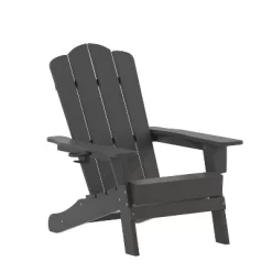 Merrick Lane Adirondack Chair With Cup Holder, Weather Resistant HDPE Adirondack Chair -Outdoor Comfort Deals Store GUEST dc175cae 3c41 4aaa 8ec2 332d057d675e