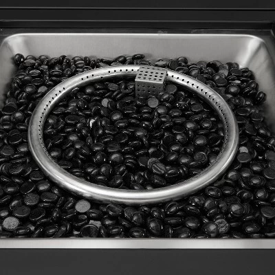 Bradenton 5pc Wicker Sofa Set With Fire Table - Gray - Crosley 13 Bradenton 5pc Wicker Sofa Set With Fire Table - Gray - Crosley - Image 13