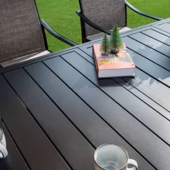 7pc Outdoor Dining Set With Expandable Metal Table - Captiva Designs -Outdoor Comfort Deals Store GUEST df13bc56 d18e 4096 92a9 19f129ae6934