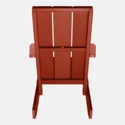 Italica 4pc Outdoor Set With Modern Adirondack Chairs, Double Wider Adirondack Chair & Side Table - Rustick Red - Highwood -Outdoor Comfort Deals Store GUEST df67e5f4 a8d4 491a 914c aa4aa54ebd37