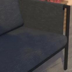 Merrick Lane Outdoor Love Seat/Sofa With Removable Fabric Cushions And Steel Frame -Outdoor Comfort Deals Store GUEST e071c029 2c95 458f 834d c18d62f689b7