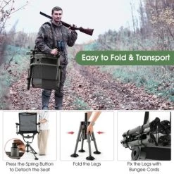 Costway 360 Degree Silent Swivel Hunting Chair W/ All-terrain Feet Pads Support 400 LBS 14 Costway 360 Degree Silent Swivel Hunting Chair W/ All-terrain Feet Pads Support 400 LBS -Outdoor Comfort Deals Store GUEST e0b88edb f2b1 4d60 b56e 0fa74feaa48c