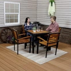 Sunnydaze Decor Sunnydaze Julian 5pc Resin Wicker And Acacia Wood Outdoor Patio Dining Set 21 Sunnydaze Decor Sunnydaze Julian 5pc Resin Wicker And Acacia Wood Outdoor Patio Dining Set -Outdoor Comfort Deals Store GUEST e1dcd15b 7766 4eba 984c 4be10e729097