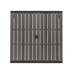 Merrick Lane Faux Teak Outdoor Dining Table With Powder Coated Steel Frame And Umbrella Hole -Outdoor Comfort Deals Store GUEST e30b362b 4f91 47aa 92ac 08f0c209bf8c