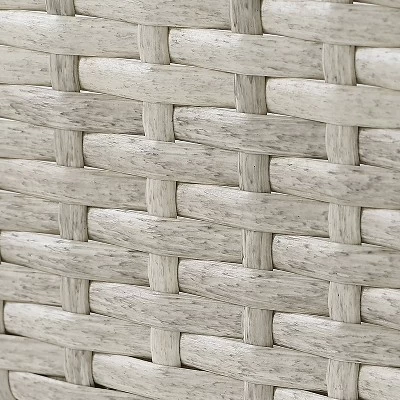 Capella Outdoor Wicker Sofa - Gray/Acorn - Crosley 6 Capella Outdoor Wicker Sofa - Gray/Acorn - Crosley - Image 6