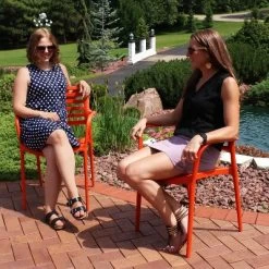 Sunnydaze Decor Sunnydaze Plastic All-Weather Commercial-Grade Astana Indoor/Outdoor Patio Dining Arm Chair, Orange, 2pk 9 Sunnydaze Decor Sunnydaze Plastic All-Weather Commercial-Grade Astana Indoor/Outdoor Patio Dining Arm Chair, Orange, 2pk -Outdoor Comfort Deals Store GUEST e4595050 330a 4c83 838d b37eec5f69ed