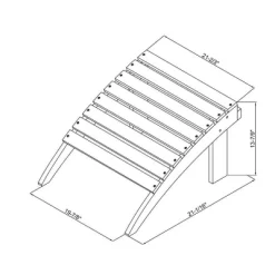 Adirondack Ottoman - Linon -Outdoor Comfort Deals Store GUEST e50d196c dd04 4a89 acac 7e1634eaada5
