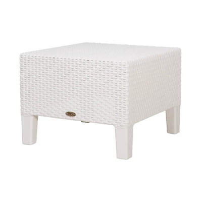 Magnolia Rattan Side Table - Lagoon 5 Magnolia Rattan Side Table - Lagoon - Image 5