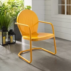 Griffith Metal Chair Tangerine - Crosley