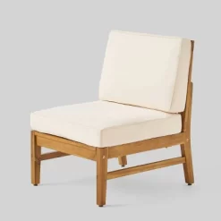 Driscoll 7pc Acacia Wood Chat Set With Fire Pit - Teak/Cream/Brown - Christopher Knight Home -Outdoor Comfort Deals Store GUEST e67d8bb5 b904 42ef 9b15 f2b16069b447