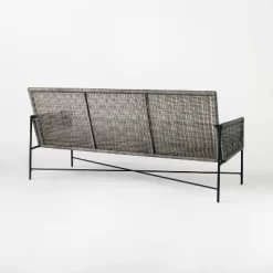 Wicker & Metal X Frame Patio Sofa - Gray - Threshold™ Designed With Studio McGee 10 Wicker & Metal X Frame Patio Sofa - Gray - Threshold™ Designed With Studio McGee -Outdoor Comfort Deals Store GUEST e9727c5c 7d57 4fb3 b845 7b850243113b