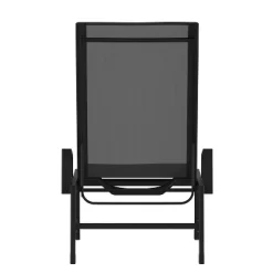 Emma And Oliver Set Of 2 Textilene Adjustable 5 Position Patio Chaise Lounge With Armrests And Metal Frame -Outdoor Comfort Deals Store GUEST ebbb53b6 18c3 44f6 a779 0b52e4419537