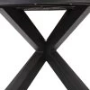Soto Round Outdoor Acacia Wood Dining Table Teak/Black - Christopher Knight Home