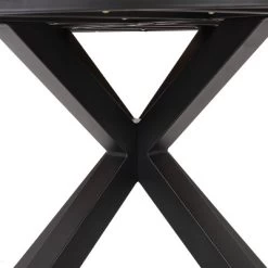 Soto Round Outdoor Acacia Wood Dining Table Teak/Black - Christopher Knight Home