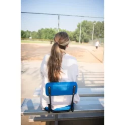 Stansport Steel Frame Foldable Coliseum Seat - Blue -Outdoor Comfort Deals Store GUEST ed228879 8f3c 488d b15a 5e6dcdbf46d6