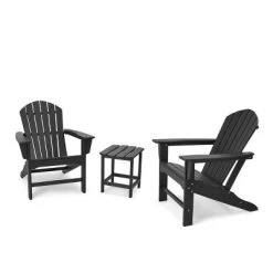 3pk Seating Set With Plastic Resin Adirondack Chairs & Side Table - EDYO LIVING -Outdoor Comfort Deals Store GUEST ed51265e 4c46 476d bdf2 fe8e13338eeb