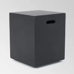 Oana 7pc Acacia V-Shaped Sectional Sofa With Fire Pit Set - Gray/Dark Gray - Christopher Knight Home 9 Oana 7pc Acacia V-Shaped Sectional Sofa With Fire Pit Set - Gray/Dark Gray - Christopher Knight Home -Outdoor Comfort Deals Store GUEST ee6ed8ff 7508 4efc a710 d9639e16f48e