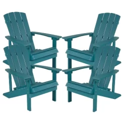 Flash Furniture Set Of 4 Charlestown All-Weather Poly Resin Wood Adirondack Chairs -Outdoor Comfort Deals Store GUEST eea95b46 1b3a 4cdc 9775 5b23f4af39ee