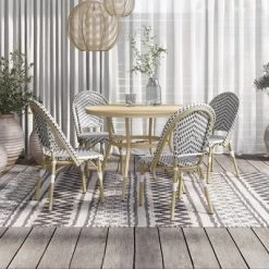 5pc Arna Aluminum Patio Dining Set - MiBasics